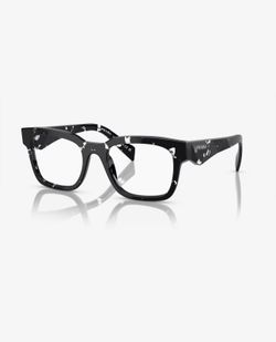 Prada PR AlOV Black Transparent Havana (150-101) Eyeglasses
