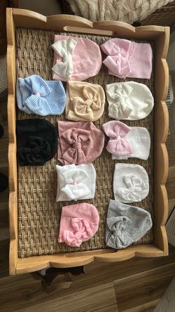 Baby Girl Hats New Never Used