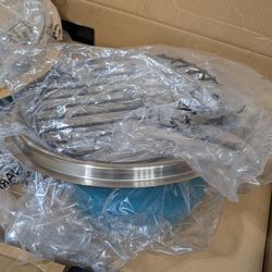 Curtis Stone 8 PC Pot/Pan Set. Turquoise. NEW 