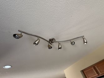 Light fixture was in the kitchen stainless steel