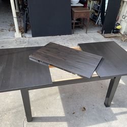 DINING SET -  with 4 Chairs and table leaf - solid wood