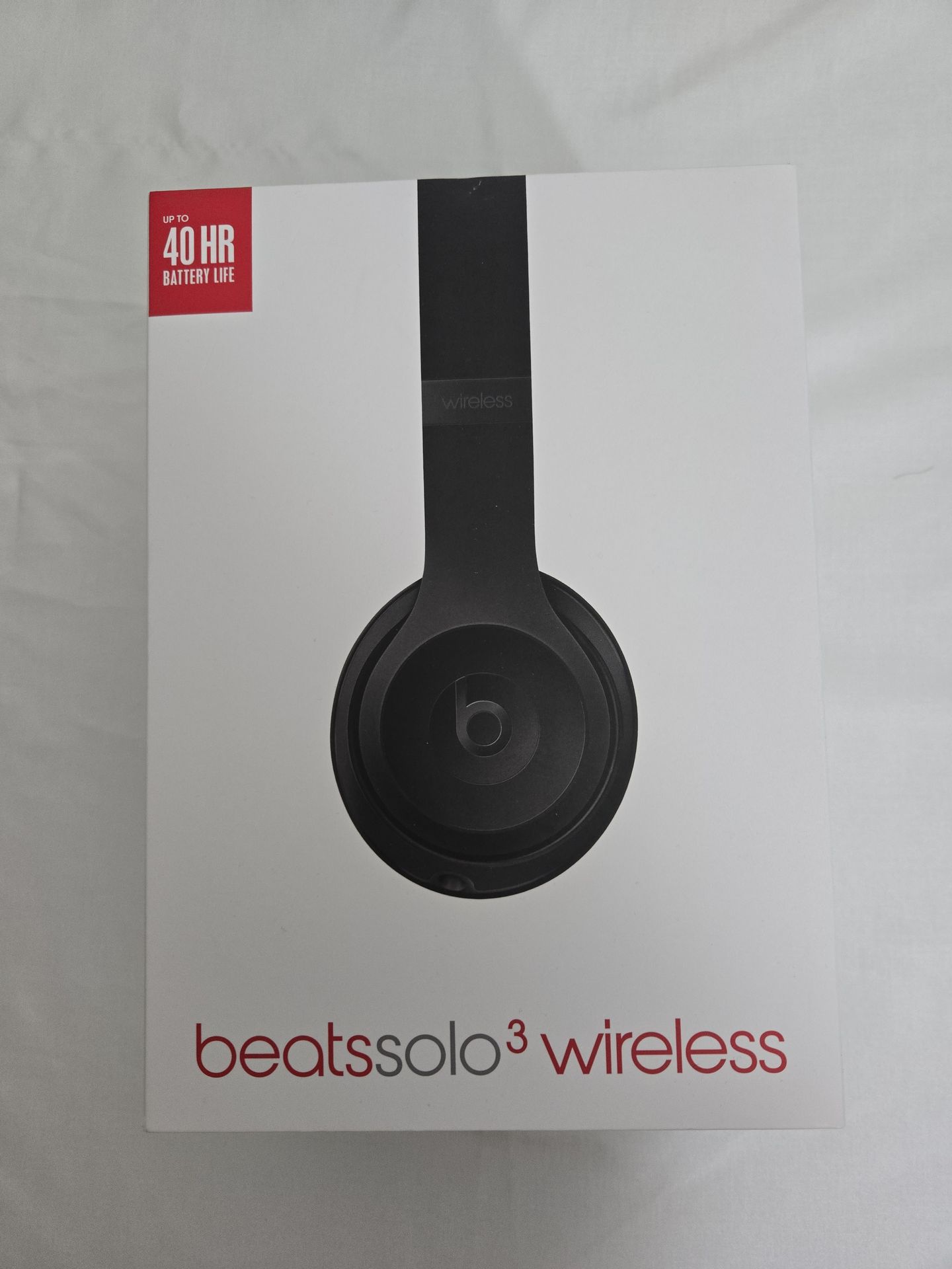 Beats Solo3 Wireless On-Ear Headphones - Matte Black (Original Box)