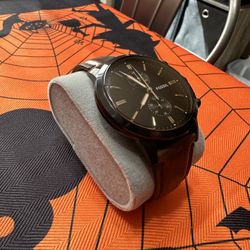 Fossil Men’s Watch - Brown/Gold