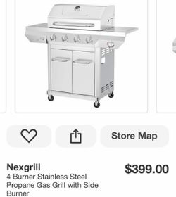 NEW PROPANE HAS 🥩 BBQ 🥩 GRILL STAINLESS STEEL