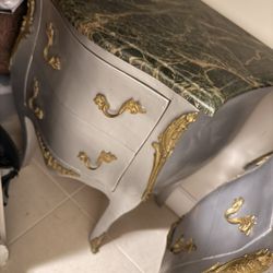 Luis XV French Pair End Table 