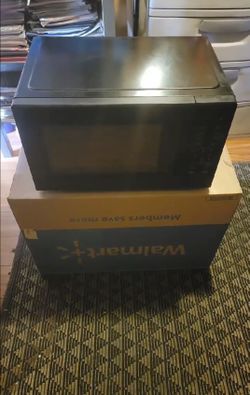 Like New Mainstays Countertop Microwave 1000 Watts Black