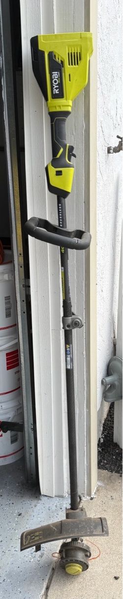 $60 like new ryobi weed whacker no battery include