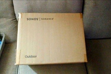 Sonos Outdoor Speakers, 1xPair (Black) Brand New Sealed, includes warranty