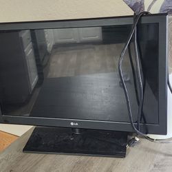 Flat TV On Stand