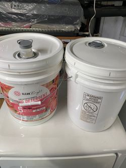 Buckets empty with cap 3$ each