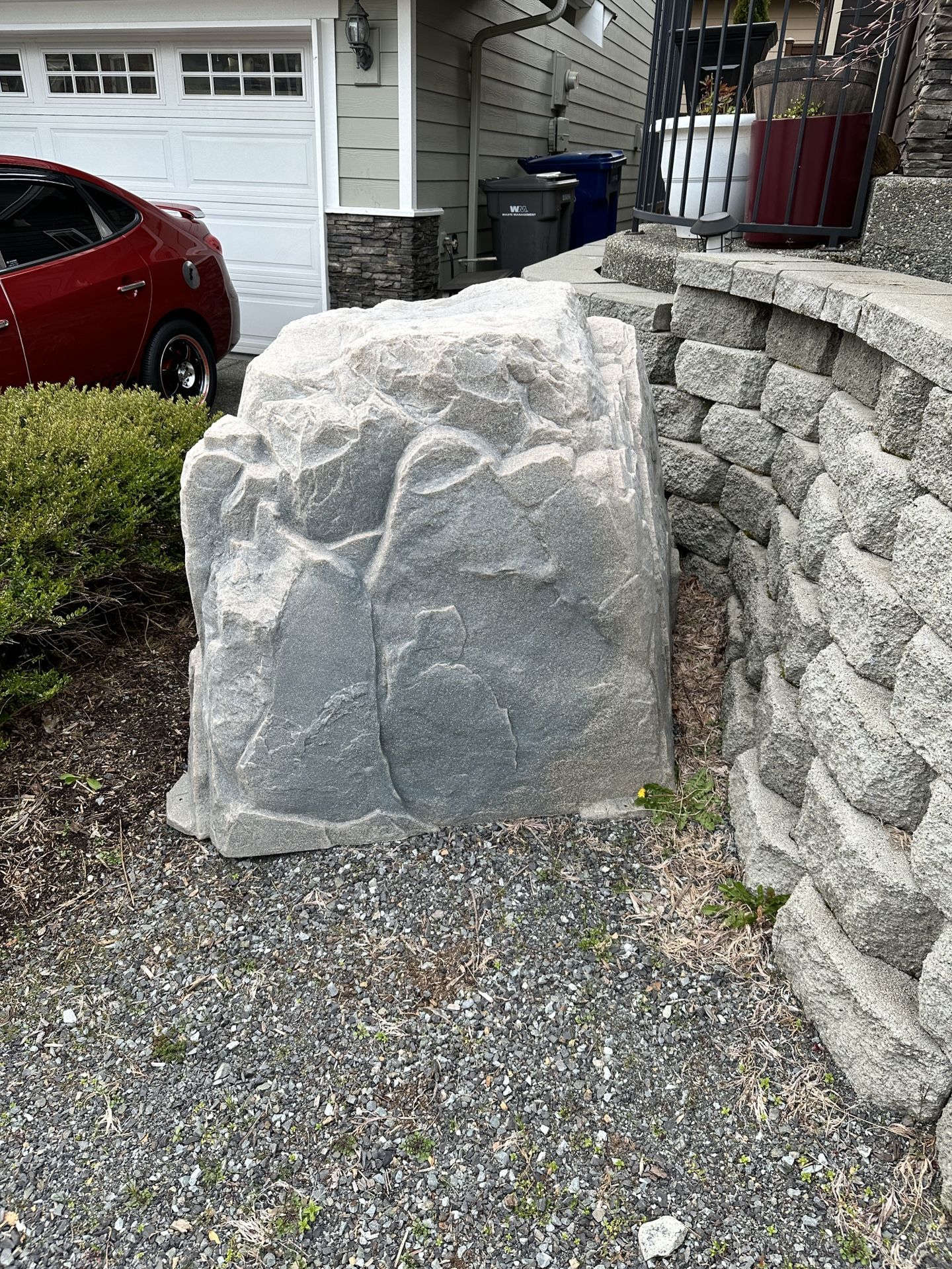 Fake Rock To Cover Utility Boxes Or Other