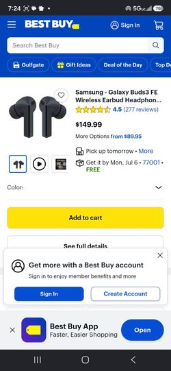Samsung Galaxy Buds3 FE.