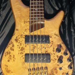 Excellent Ibanez Premium SDGR 5 String Bass Guitar 