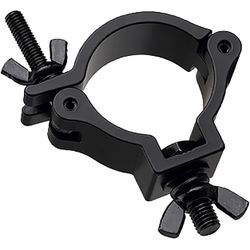 Odyssey LACMS30B, Aluminum Medium-Duty Clamp In Black with A Hex Bolt And Standard Wing Nut