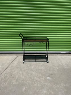 Wine bar cart