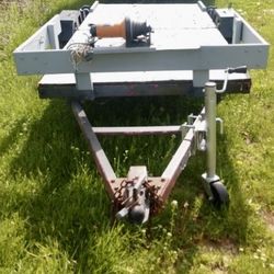 Heavy Duty 4x8 Utility Trailer w/ Deck, Winch & Jack – Ready to Haul 