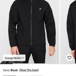 brand new Waterproof rain jacket /Black