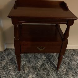 Cherry Vintage Nightstand 