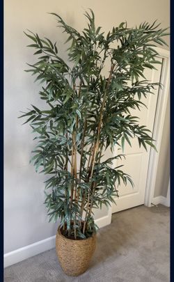 Nearly Natural Bamboo Artificial Tree in a beautiful Planter home decor