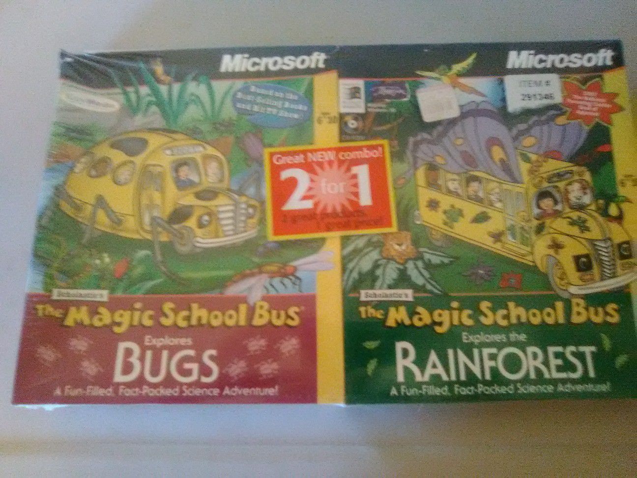 Microsoft The magic Bus Explorers Bugs & the Rainforest 2 for1 Combo (PC)