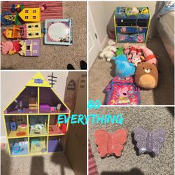 $85. PEPPER PIG TOYS