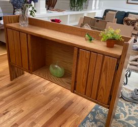 Oak Wood Console or Sideboard Table