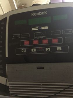 Barely used rebok treadmill