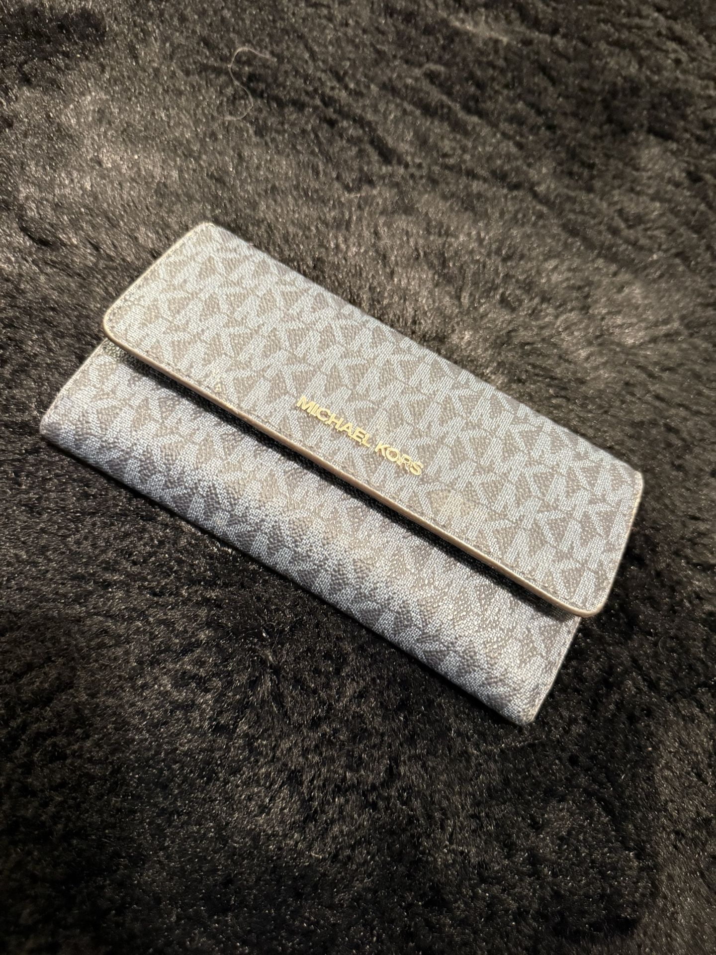 Blue Michael Kors Wallet