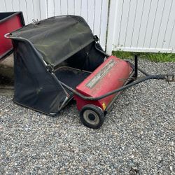 Garden Tractor toe behind sweep