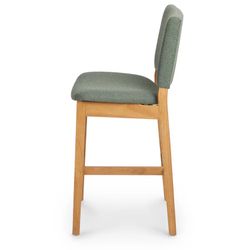 Nosh Ratine Green Oak Counter Stool SKU24403,  Like New, Perfect Condition