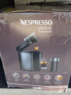 Nespresso Vertuo Espresso Machine with Aeroccino Milk Frother