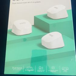 New 3 Pack eero 6+ Dual-band Mesh WiFi 6 System Router 