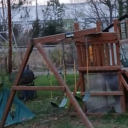 Play Ground With Lights For Night
