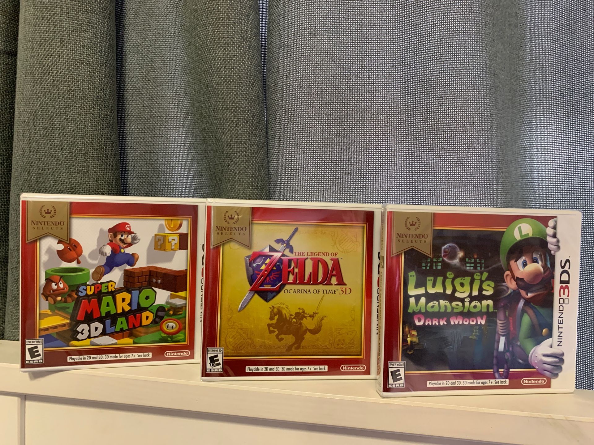 SUPER MARIO 3D/ZELDA/LUIGI’S MANSION