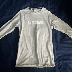 Gym Shark Grey Long Sleeve Shirt