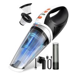 🧹 Aspiradora Portátil Inalámbrica BRL con Potente Succión para Auto, Hogar y Mascotas