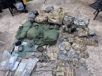 Authentic military gear lot