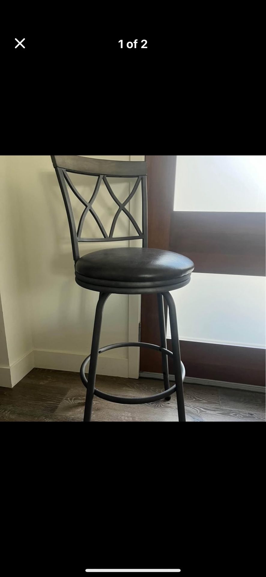Wood And Metal Bar Stools