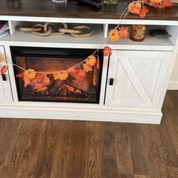 Fireplace TV Stand 