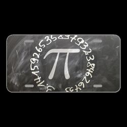 License Plate Novelty Car Front Pi Board School District Diameter