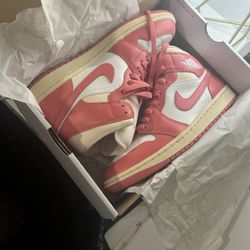 WMNS Pink Air Jordan 1s 