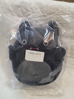 New Vampire Bat Squish Plush Stuffed Animal Black