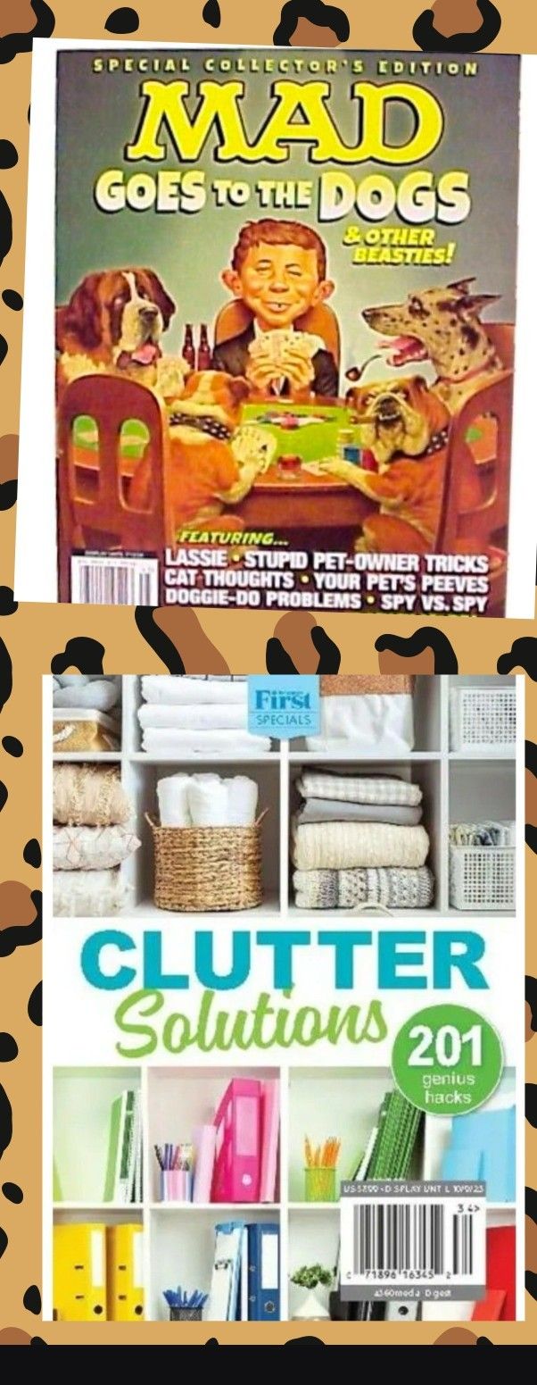 Mad Magazine And Clutter Solutions Magazine For Terri Only