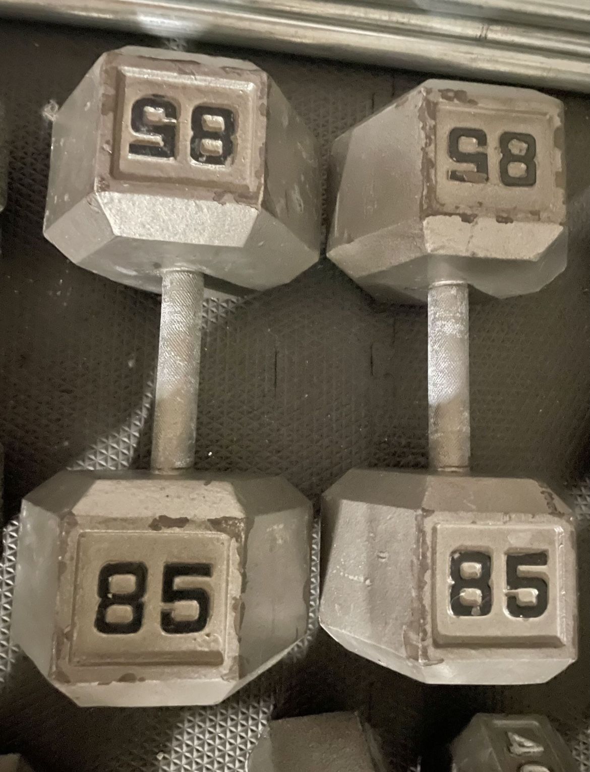 Dumbbells - Pair 85 lbs.