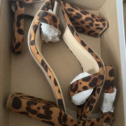 Leopard Suede Wild Diva Heels 