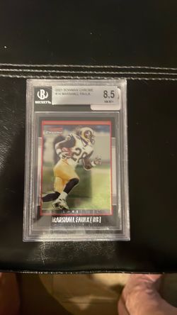 2001 Bowman chrome trading card