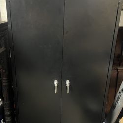 Black Metal Cabinet 