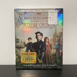 Miss Peregrines Home For Peculiar Children Blu-Ray + DVD NEW Tim Burton Movie