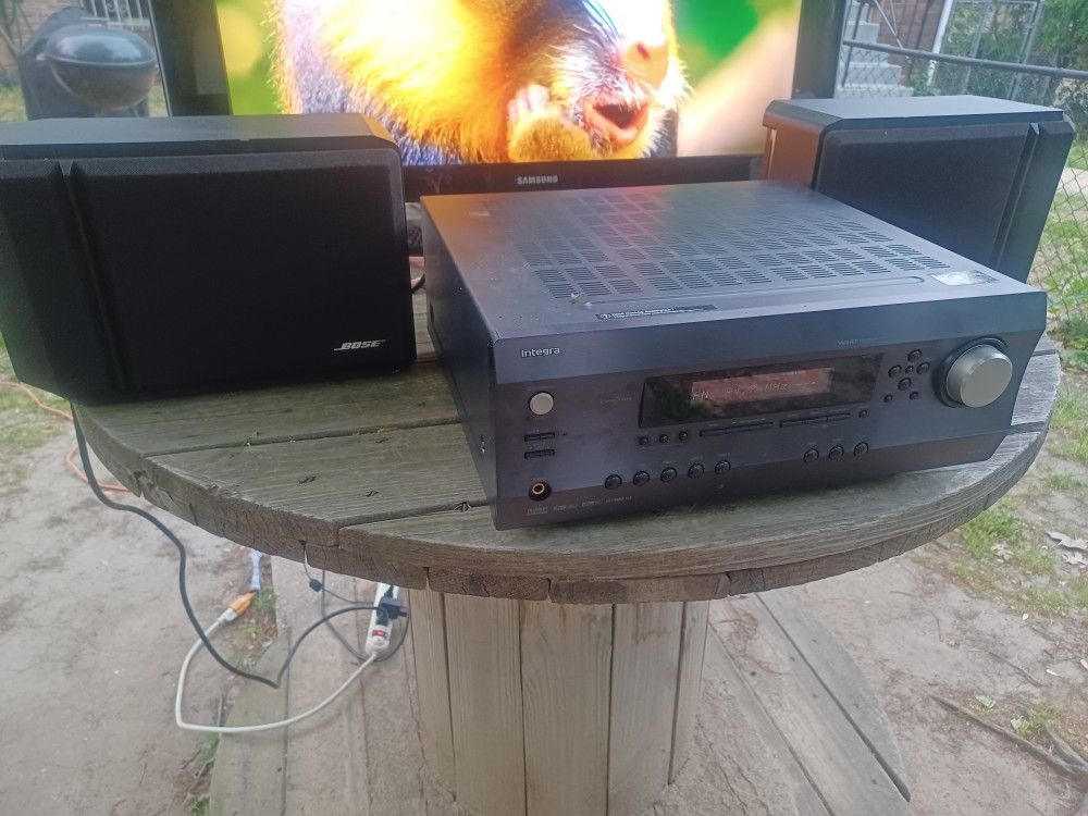 INTEGRA DTR-4.6 HOME THEATER RECEIVER AND BOSE 201 IV SPEAKERS $300 FINAL PRICE