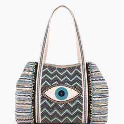 Designer Evil Eye Tote Bag